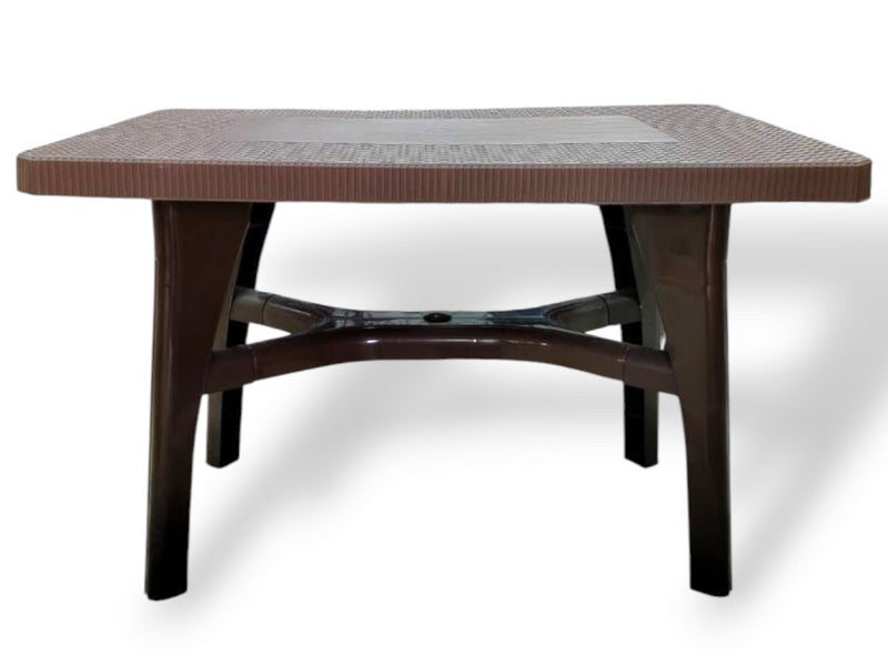 خورشيد للبلاستيك ترابيزة بلاستيكية شهرزاد رتان من خورشيد بلاست للبلاستيك -بني - Image 2